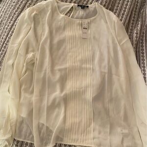 J crew pintuck blouse